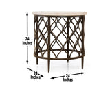 Roland 3-Piece Set (Cocktail & 2 End Tables) by Steve Silver at Eve Furniture