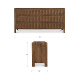 Roland Brown Dresser by Moe's Home at Eve Furniture