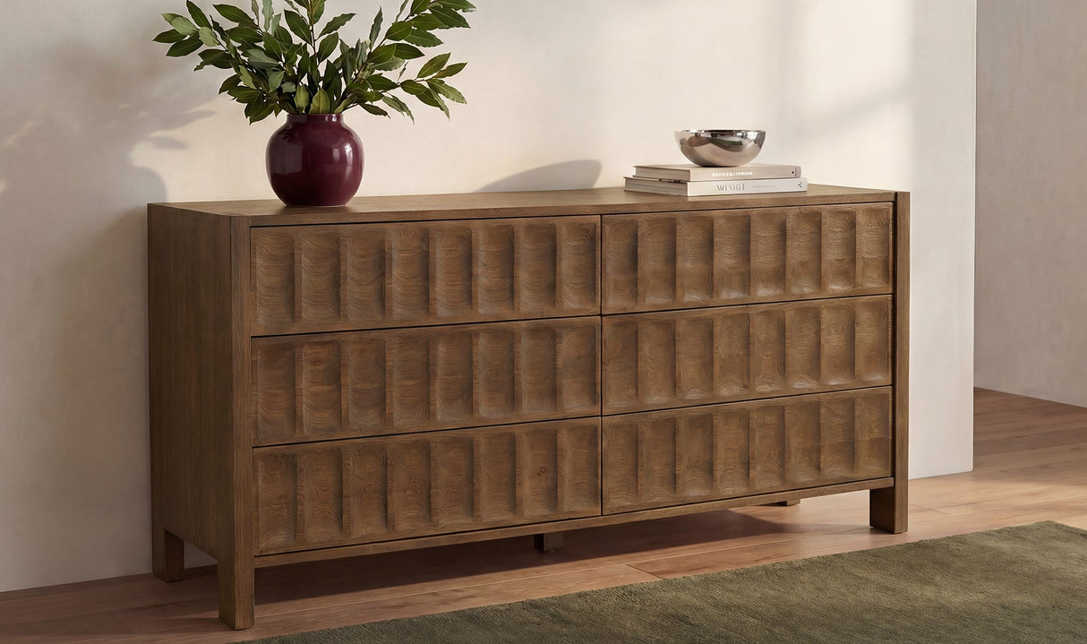 Roland Dresser Brown by Moe's Home at Eve Furniture