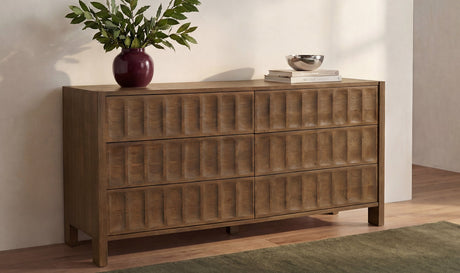 Roland Dresser Brown by Moe's Home at Eve Furniture