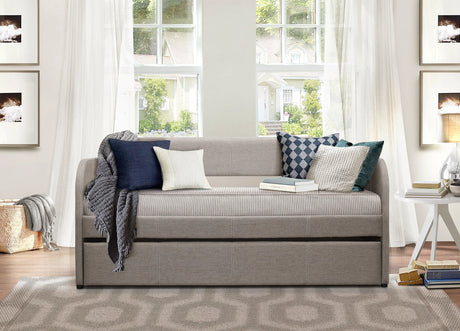 Roland Gray Daybed with Trundle by Homelegance at Eve Furniture