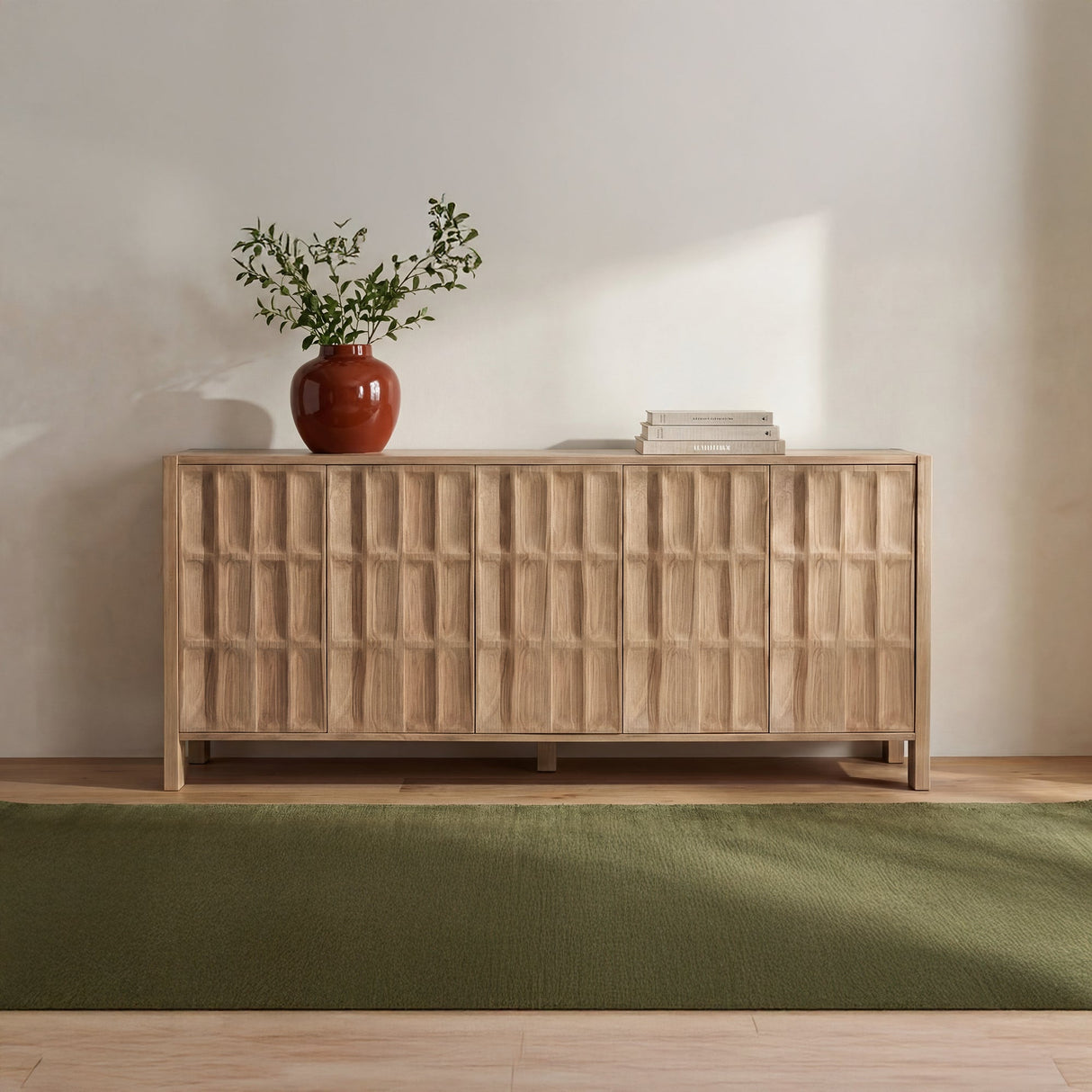 Roland Natural Sideboard by MOES at Eve Furniture