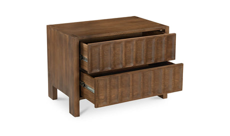 Roland Nightstand Brown by Moe's Home at Eve Furniture