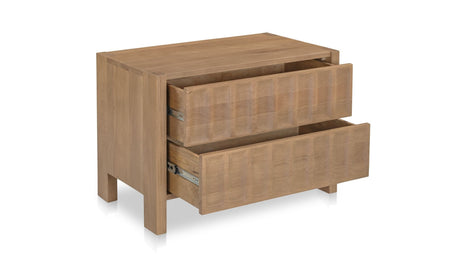 Roland Nightstand Natural by Moe's Home at Eve Furniture