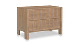 Roland Nightstand Natural by Moe's Home at Eve Furniture