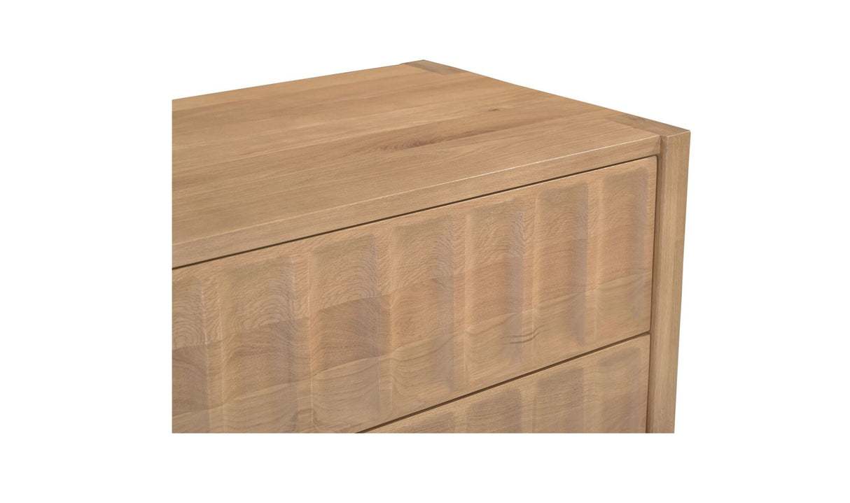 Roland Nightstand Natural by Moe's Home at Eve Furniture