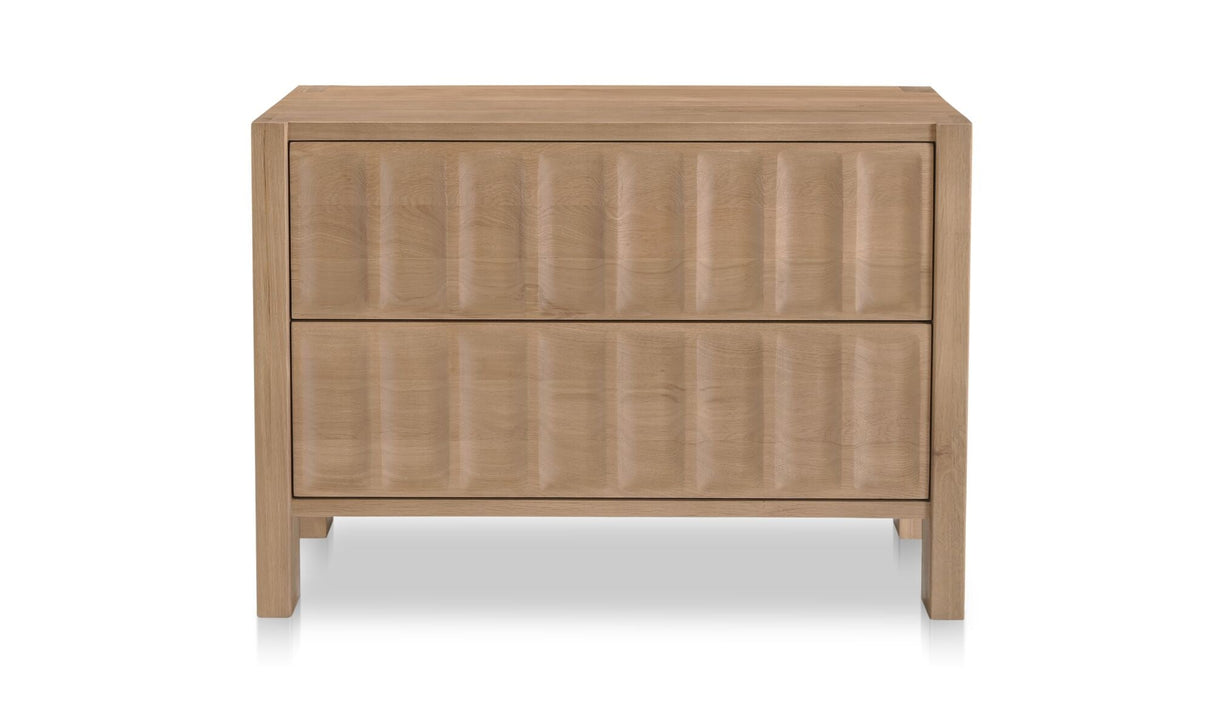 Roland Nightstand Natural by Moe's Home at Eve Furniture