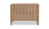 Roland Nightstand Natural by Moe's Home at Eve Furniture