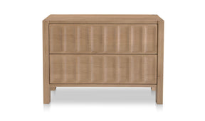 Roland Nightstand Natural by Moe's Home at Eve Furniture