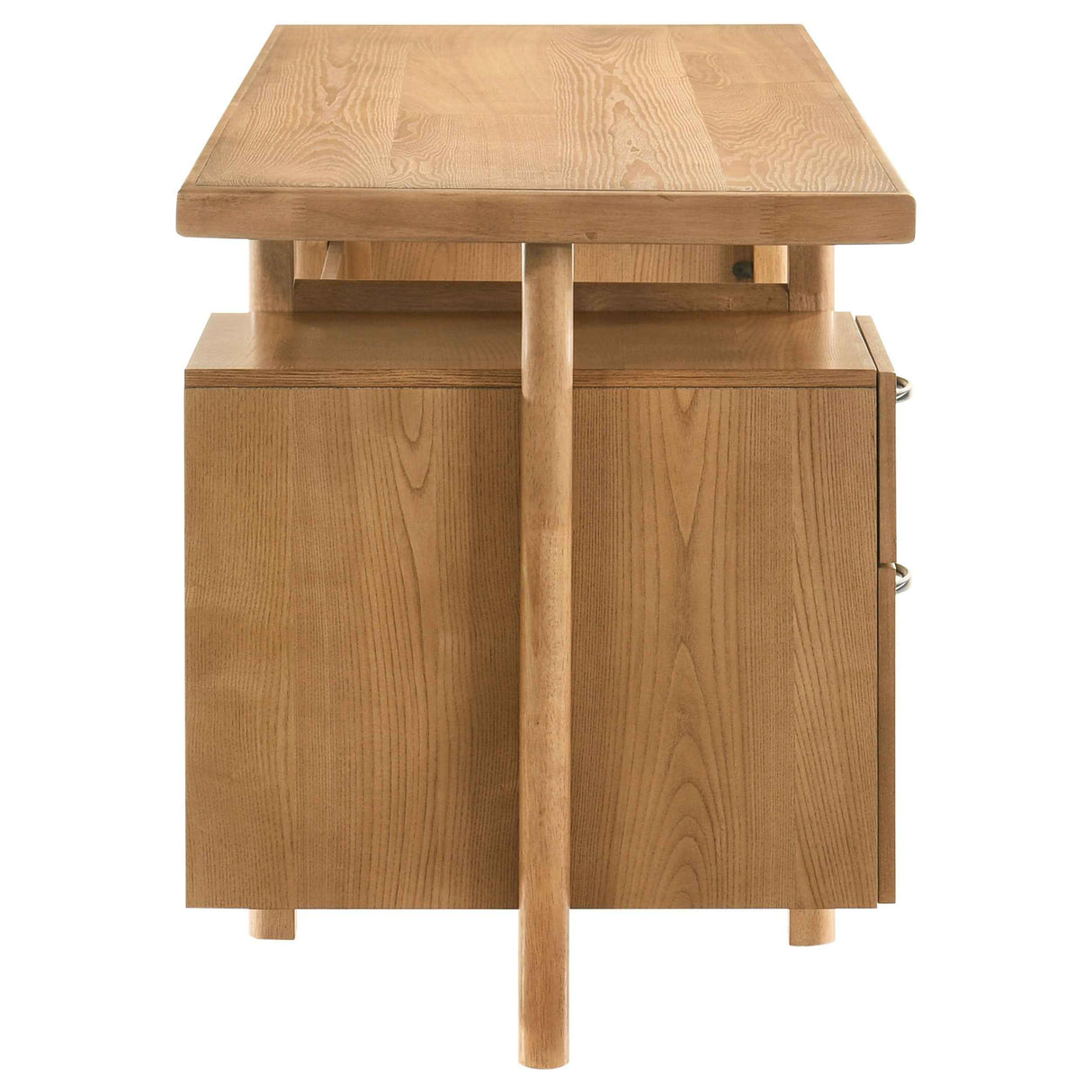 Roldan Light Ash 69-inch 4-drawer Computer Desk with File Drawer by Coaster at Eve Furniture