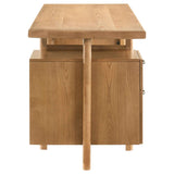 Roldan Light Ash 69-inch 4-drawer Computer Desk with File Drawer by Coaster at Eve Furniture