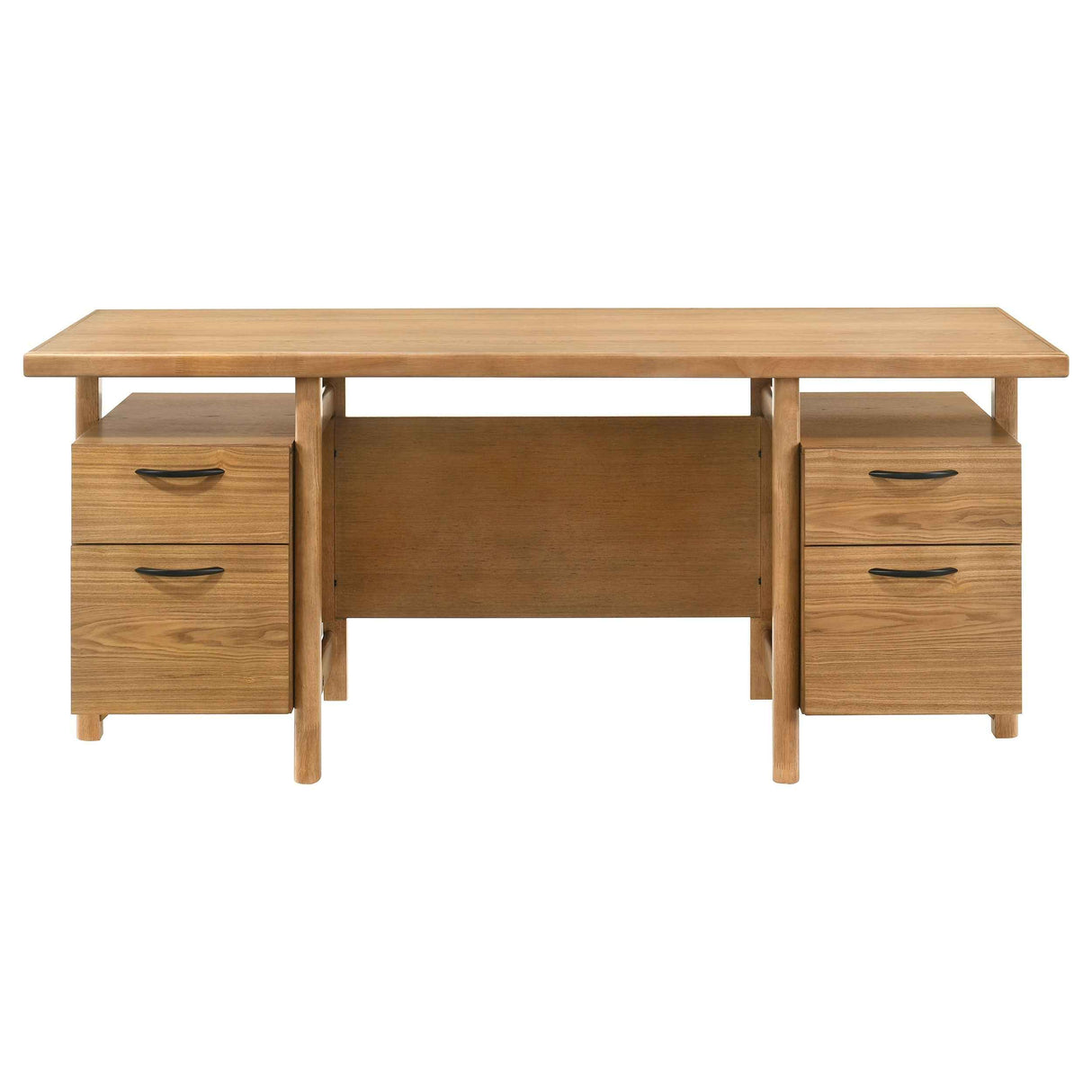 Roldan Light Ash 69-inch 4-drawer Computer Desk with File Drawer by Coaster at Eve Furniture