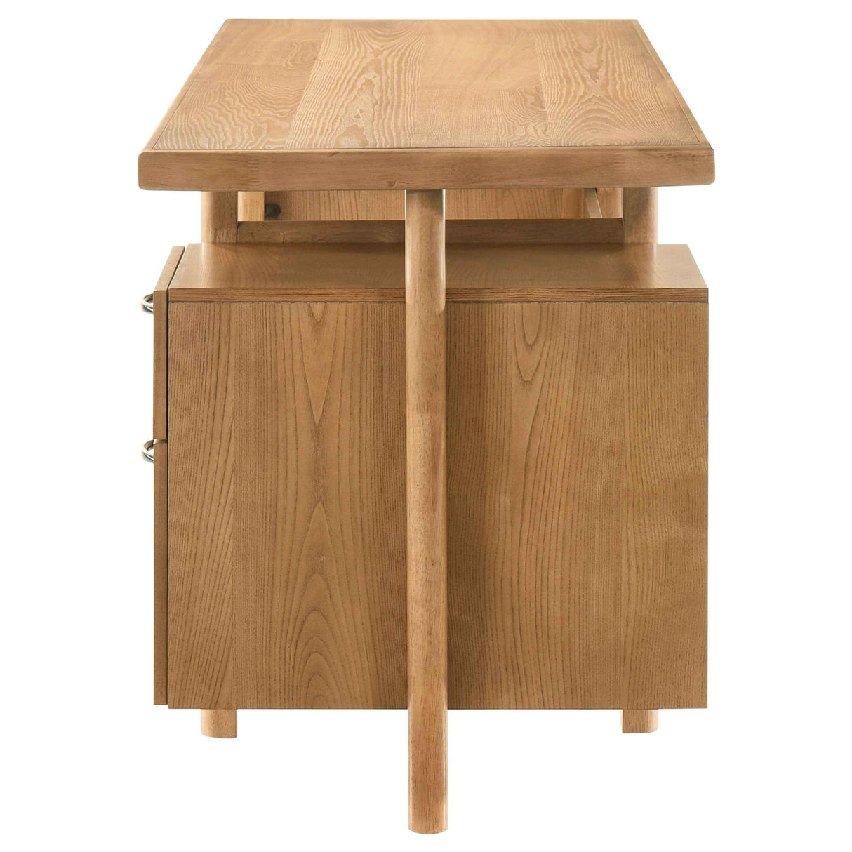 Roldan Light Ash 69-inch 4-drawer Computer Desk with File Drawer by Coaster at Eve Furniture