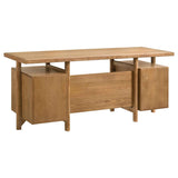 Roldan Light Ash 69-inch 4-drawer Computer Desk with File Drawer by Coaster at Eve Furniture