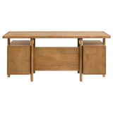 Roldan Light Ash 69-inch 4-drawer Computer Desk with File Drawer by Coaster at Eve Furniture