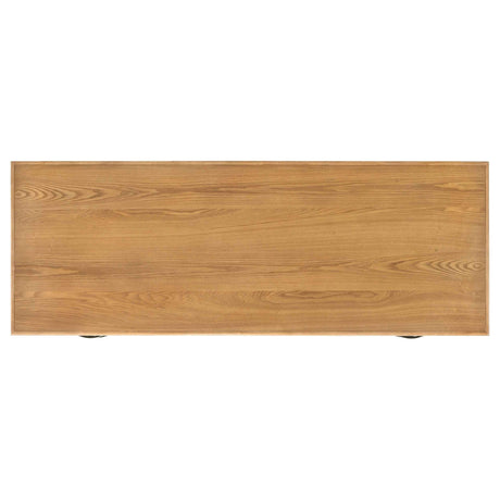 Roldan Light Ash 69-inch 4-drawer Computer Desk with File Drawer by Coaster at Eve Furniture