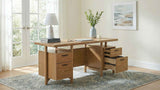 Roldan Light Ash 69-inch 4-drawer Computer Desk with File Drawer by Coaster at Eve Furniture