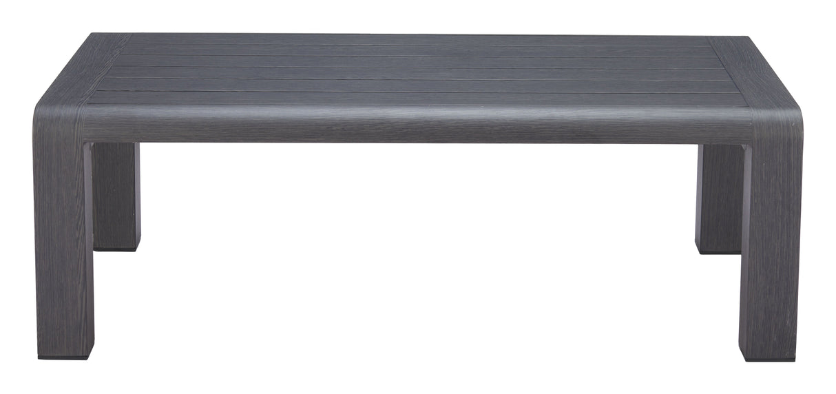 Rolig Black Outdoor Coffee Table by Zuomod at Eve Furniture