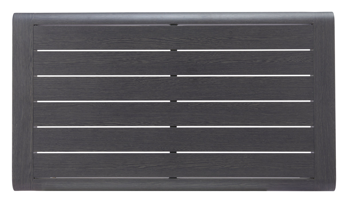 Rolig Black Outdoor Coffee Table by Zuomod at Eve Furniture
