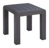 Rolig Black Outdoor Side Table by Zuomod at Eve Furniture