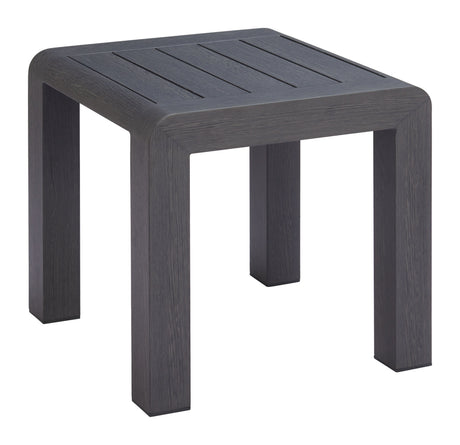 Rolig Black Outdoor Side Table by Zuomod at Eve Furniture