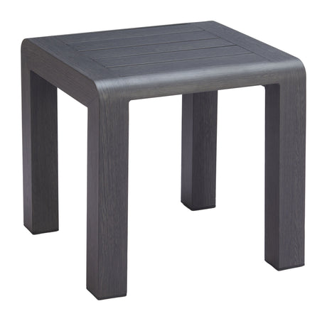 Rolig Black Outdoor Side Table by Zuomod at Eve Furniture