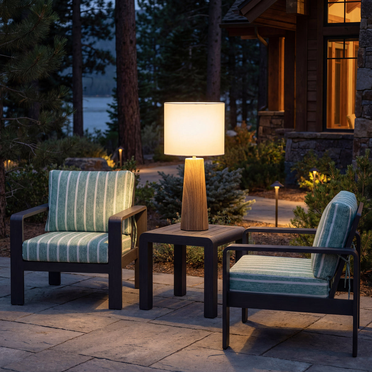 Rolig Green Outdoor Armchair by Zuomod at Eve Furniture