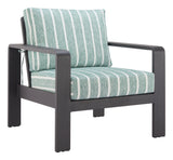 Rolig Green Outdoor Armchair by Zuomod at Eve Furniture