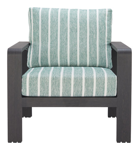 Rolig Green Outdoor Armchair by Zuomod at Eve Furniture