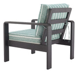 Rolig Green Outdoor Armchair by Zuomod at Eve Furniture