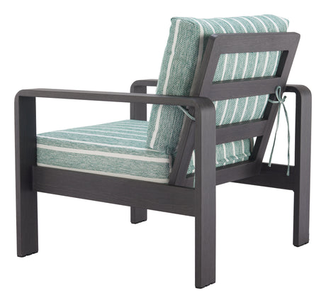 Rolig Green Outdoor Armchair by Zuomod at Eve Furniture