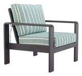 Rolig Green Outdoor Armchair by Zuomod at Eve Furniture