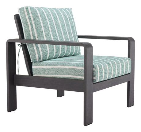 Rolig Green Outdoor Armchair by Zuomod at Eve Furniture