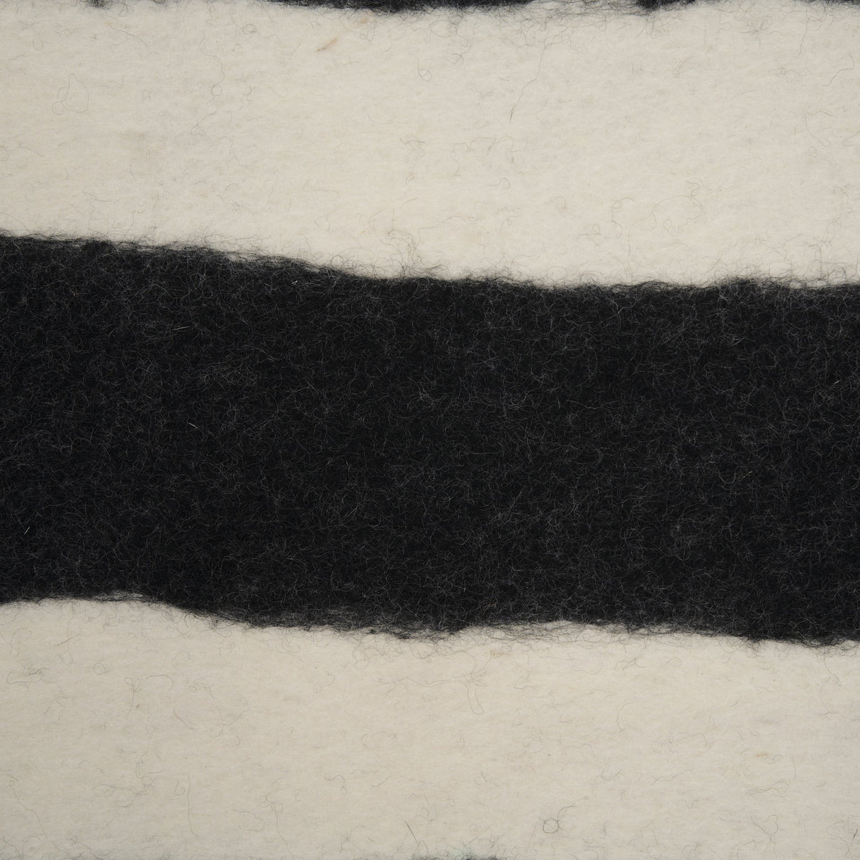 Rollins Large Cream w/ Black Stripes Wool Framed Art by Mercana at Eve Furniture