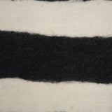 Rollins Large Cream w/ Black Stripes Wool Framed Art by Mercana at Eve Furniture