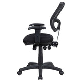 Rollo Black Adjustable Height Office Chair