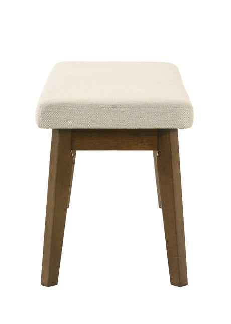 Rolstan Beige/Brown Dining Bench by Crown Mark at Eve Furniture