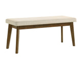 Rolstan Beige/Brown Dining Bench by Crown Mark at Eve Furniture