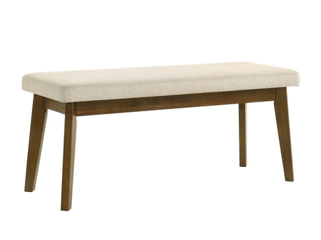 Rolstan Beige/Brown Dining Bench by Crown Mark at Eve Furniture