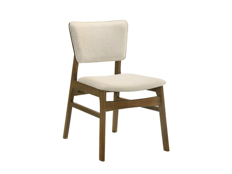 Rolstan Beige/Brown Dining Chair (Set of 2) by Crown Mark at Eve Furniture