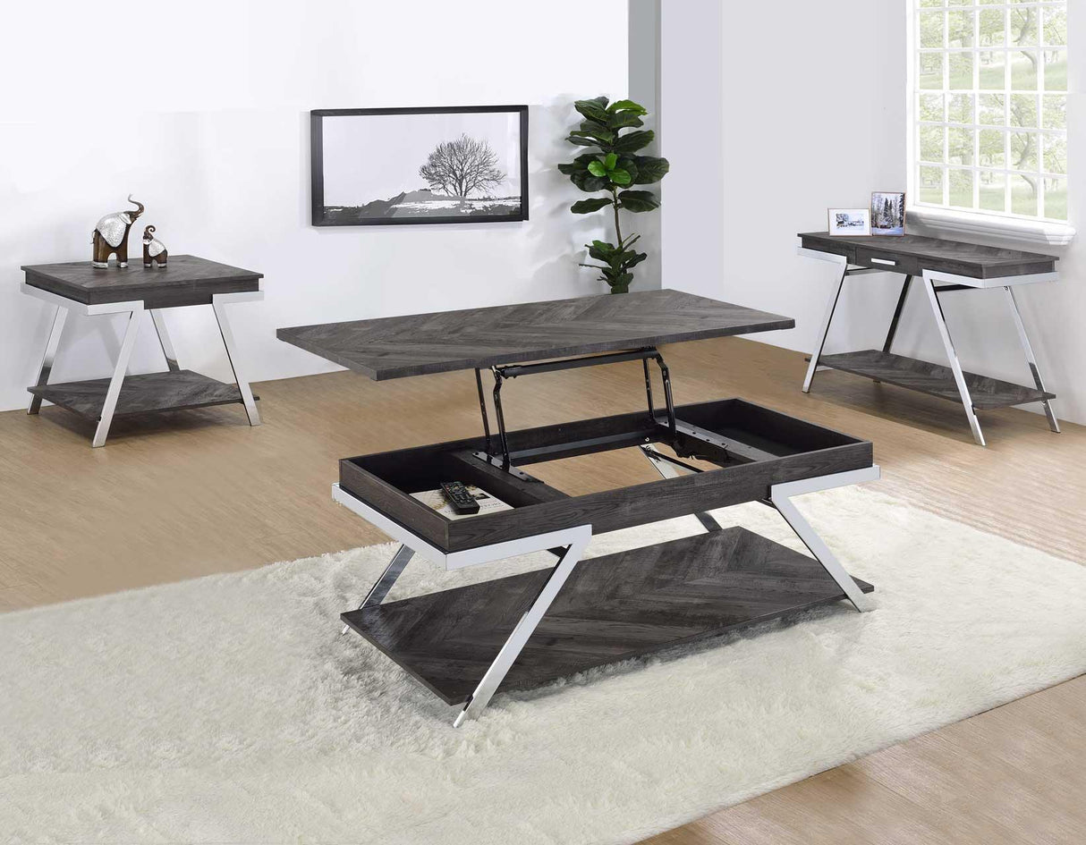 Roma 3-Piece Cocktail Table Set (Cocktail & 2 End Tables) by Steve Silver at Eve Furniture