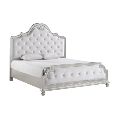 Roma Silver Bedroom Set by Cosmos Furniture at Eve Furniture