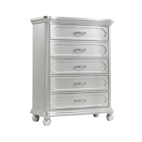 Roma Silver Bedroom Set by Cosmos Furniture at Eve Furniture