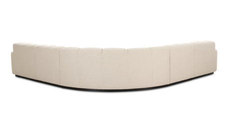 Roman L-Shaped Sectional Oat by Moe's Home at Eve Furniture