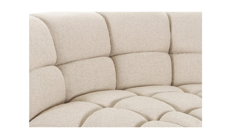 Roman L-Shaped Sectional Oat by Moe's Home at Eve Furniture
