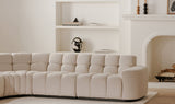 Roman L-Shaped Sectional Oat by Moe's Home at Eve Furniture