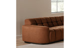 Roman L-Shaped Sectional Rust by Moe's Home at Eve Furniture