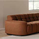 Roman Rust L Shaped Sectional by Moe's Home at Eve Furniture