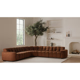 Roman Rust L Shaped Sectional by Moe's Home at Eve Furniture