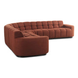 Roman Rust L Shaped Sectional